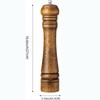 10 Inch Large Capacity Manual Pepper Grinder Oak Wood Adjustable