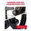 Amazicha Black Front Axle Nut Cover Caps CNC Machined Compatible