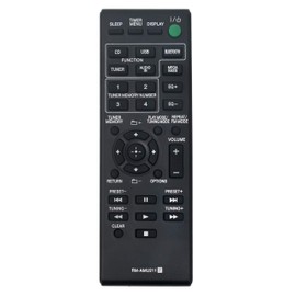 RM-AMU211 Replaced Remote fit for Sony HCD-ECL77BT HCD-ECL99T MHC-ECL77BT MHC-ECL99BT Music Mini Hi-Fi Shelf System