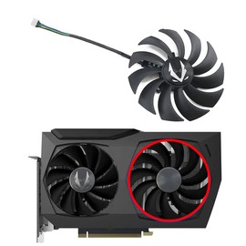 Dotodo 88mm 100mm GA92S2U CF9015H12S Graphics Card Fan for ZOTAC GeForce RTX 3070 RTX 3070 Ti Graphics Card Cooling (Graphics Card Fan-B)