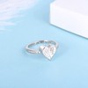 Angel Wing Cremation Jewelry Heart Cremation Ring for Women -