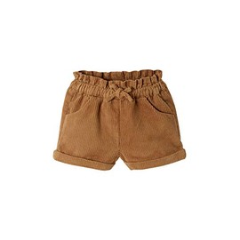 Vertbaudet Girls Baby Corduroy Shorts, caramel
