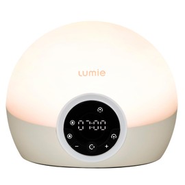 Lumie Lumie Bodyclock Spark 100 - Wake-up Light Alarm Clock with Sleep Sunset, white/off-white