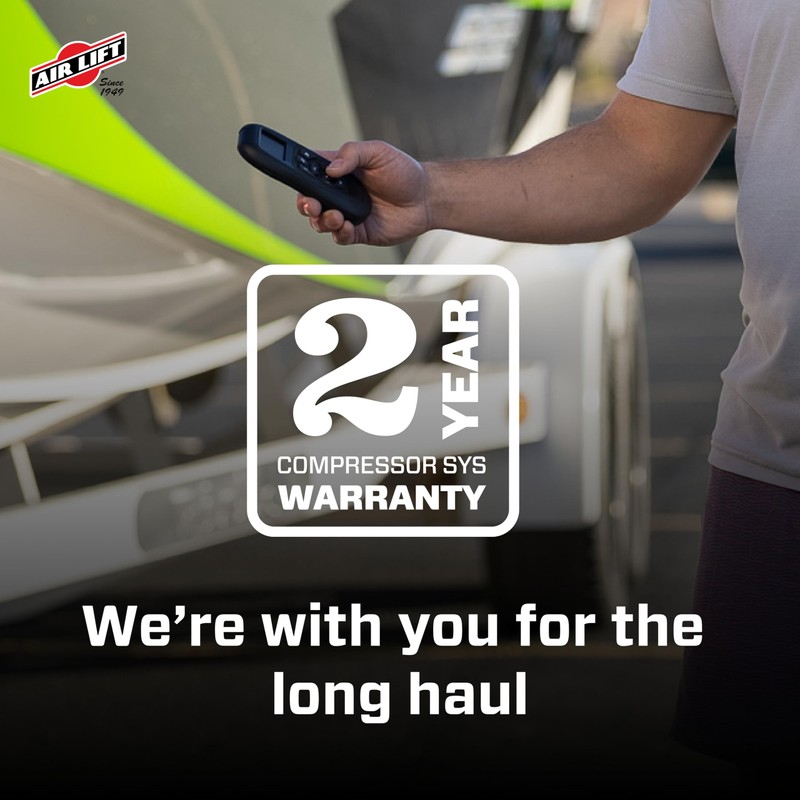 Air Lift Air Shock Controller Air Compressor and Pressure Gauge