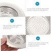 Operitacx 3Pcs Stainless Steel Sink Strainer Clogging Kitchen Filter with