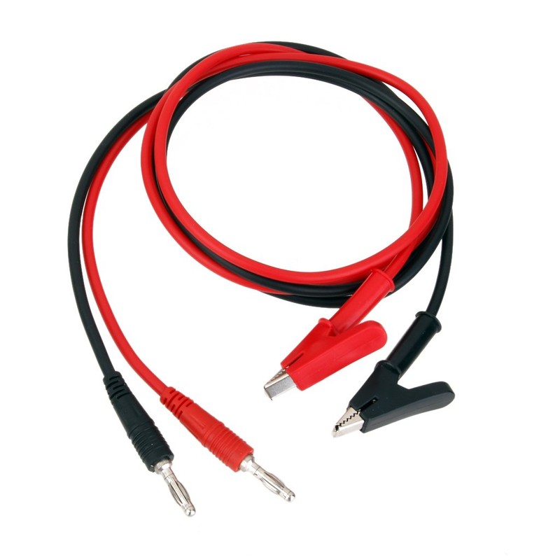 [Generic Product] Alligator Clip Clamp Test Probe Cable Lead 15A