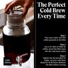 Willow & Everett Cold Brew Coffee & Iced-Tea Maker Pitcher,