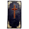 ss Men Wallet Western Bifold Check Book Style W050 Cross