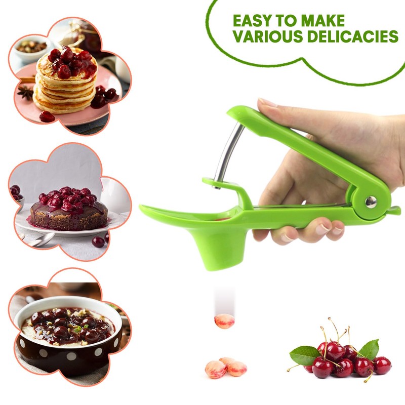 Cherry Pitter Stainless Steel Cherry, Cherry Stone for Quick Removal,