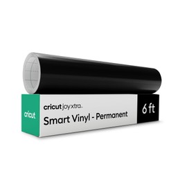 Cricut Smart Vinyl - Vinile permanente, nero, 24,1 cm x 1,8 m Bulk (1)