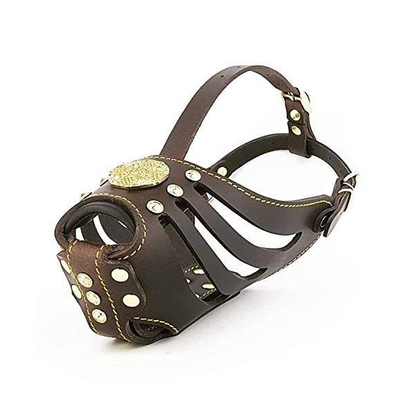 Bestia Maximus Leather Muzzle Unique Design and Quality