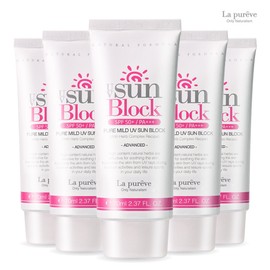 Event 100% free gift [Set of 5] Lapurev UV transparent sunscreen spf50+ pa+++ KFDA triple functional organic and inorganic mixed sunscreen - @02[Set of 5] UV pure mild sunscreen + free gift / 행사 100%사은품 [5개세트] 라퓨레브 UV 투명선크림 spf50+ pa+++ KFDA 3중기능성 유기자 무기자 혼합자차 - @02[5개세트]UV순수마일드 선크림+사은품