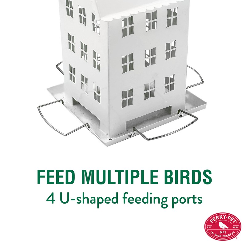 Perky-Pet Farmhouse Wild Bird Feeder - 2.8 lb Wild Bird
