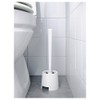 IKEA 201.595.22 Toilet Brush/Holder, 13.70x4.00x2.50 inch, White