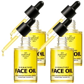 So Natural Signature Face Oil, 30ml, 4 pieces / 쏘내추럴 시그니처 페이스 오일, 30ml, 4개