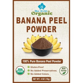 Organic Banana Peel Powder - All Natural One Ingredient 4 OZ