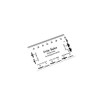 Alnicov Guitar String Action Gauge Ruler String Pitch Ruler Card
