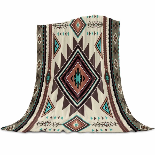 Abstract Fleece Throw Blanket | Fuzzy, Soft, Warm, Cozy, Reversible