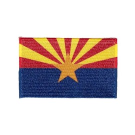30 x 20 mm Arizona Phoenix Amerika US States Patch Aufnäher Aufbügler 101 Mini