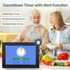 YUYIALARM 10.1" Touchscreen Clock for Seniors with 64 Reminders(Black)