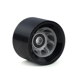 SzBlaZe 8 Pack 58mmx39mm Roller Skate Wheels 90A 92A Quad Skate Wheels with Bearings for Outdoor Double Row Skating or Skateboard Accessories(92A Black)