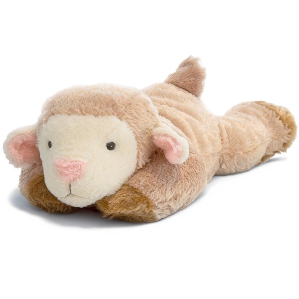 Sweet Baby Company Weighted Stuffed Animals for Anxiety 5 Pounds 30 Inch Plush Animal Heavy Body Pillow 5lb Large Giant Lamb Sheep Stuff Plushies Big Lap Plushie Kids Kid Adults Adult Pound Weight
