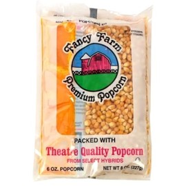 Fancy Farms Popcorn Mini-Max Kit - 8 oz. kit, 36 per case