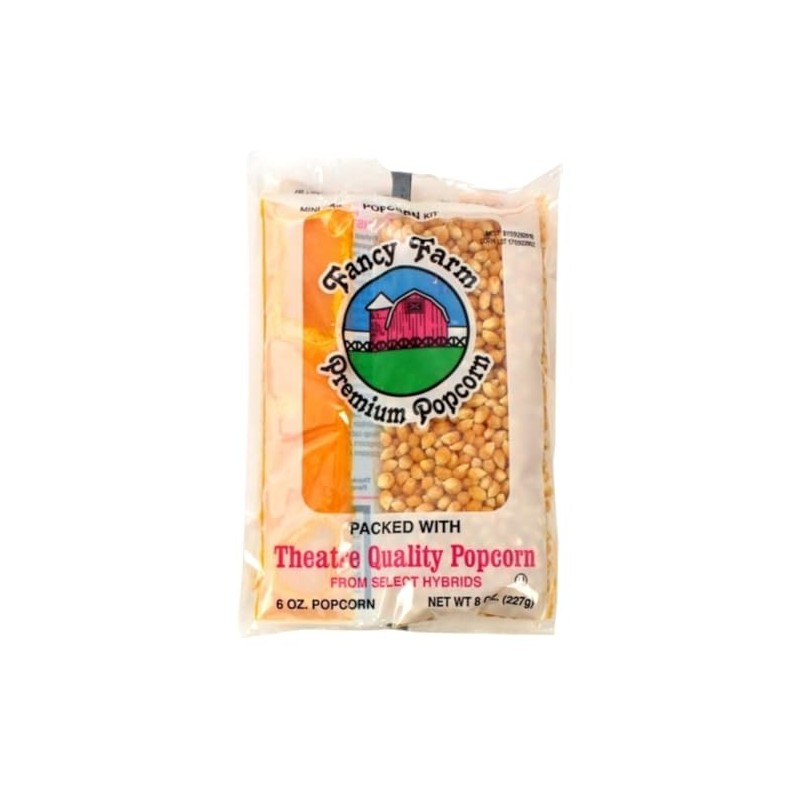 Fancy Farms Popcorn Mini-Max Kit - 8 oz. kit, 36