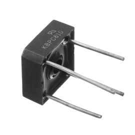 Bridgold 10pcs KBPC610 KBPC 610 Single Phase Silicon Bridge Rectifer 6A 1000V Bridge Rectifer 6Amp 1000Volt.