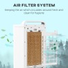 Remote Timer Oscillating Air Cooler with Ice Packs Water Humidifier