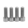 Dingtai Size M7x20mm Hex Socket Bolt Washer Long Titanium Alloy
