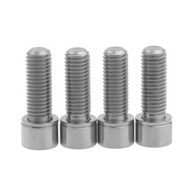 Dingtai Size M7x20mm Hex Socket Bolt Washer Long Titanium Alloy Bolts Screws 4pcs