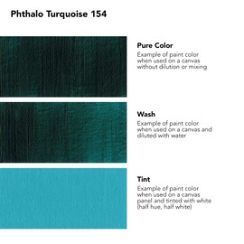 Daler-Rowney System3 Acrylic Paint, Plastic Pot, 16.91oz - 500 ml, Phthalo Turquoise