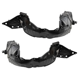 TRQ Front Inner Fender Liner Set Compatible with 2013-2015 Nissan Altima NI1248134 NI1249134