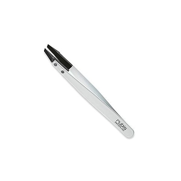 Rubis Classic Techno Stainless Steel Tweezers for Precise Eyebrows and