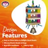Super Bird Creations SB680 Balsa Stack Bird Toy, Small Bird
