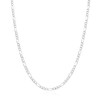 925 Sterling Silver 2.7mm Figaro Chain Necklace 16"-24", 16"