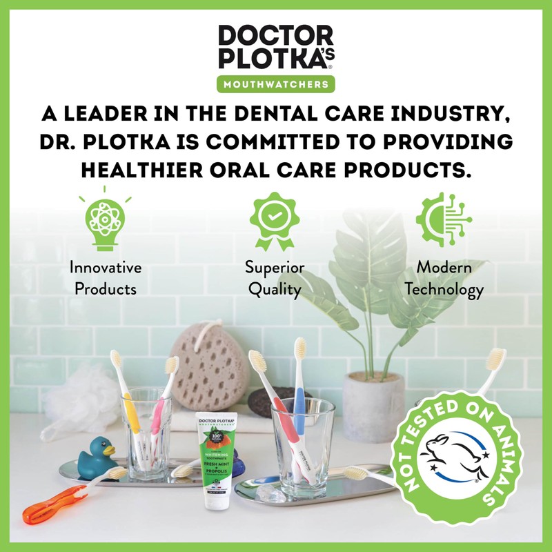 MOUTHWATCHERS Dr Plotkas Extra Soft Flossing Toothbrush Manual Soft Toothbrush