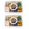 Transparent Storage Box with Handle and Lid - 8-grid Portable