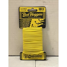 BudTrainer Budhuggers 50ft Yellow Soft Garden Wire Ties|3mm Thick|rubber Coating Never Hurt