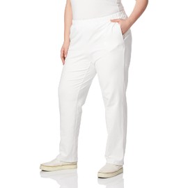 Ruby Rd. Women's Plus-Size Pull-on Stretch French Terry Pants, White, 2X