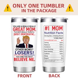 Abledn Mothers Day Gifts for Mom from Daughter Son - Birthday, Christmas Gift Ideas for Moms - Gift for Mama, Moms, Mother from Kids - 20 Oz White Tumbler