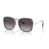 Coach HC7157D Sunglasses, Transparent Grey/Grey Gradient, 58 mm