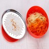Stainless Steel Cheese Grater with Airtight Food Storage Container &