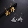VASSAGO Star of David Earrings for Women Jewish Star with
