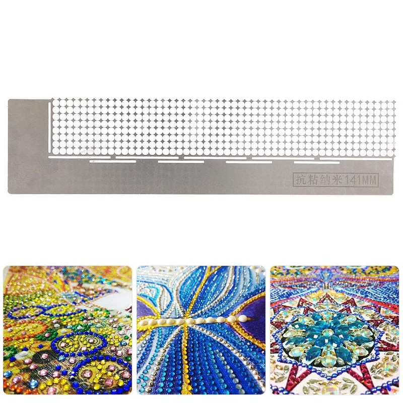 Handmade Accessories Diamond Painting Corrector Single Row Point DIY Ruler
