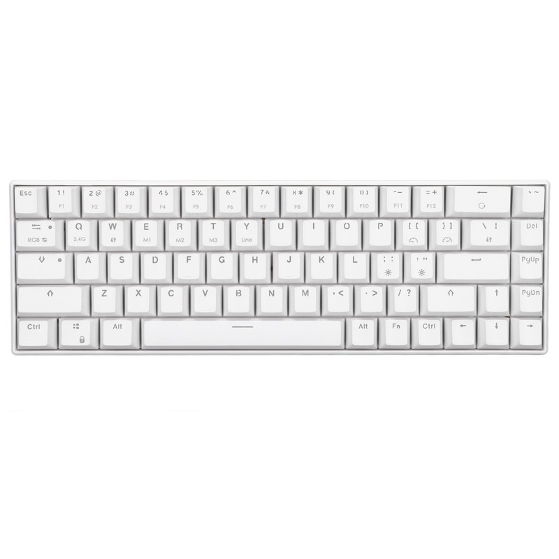Mechanical Keyboard 68keys 3 Mode Wireless 2.4G Type C Wired