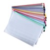 Pack of 30 Document Bags, ipow Zip Pouches Mesh Bags