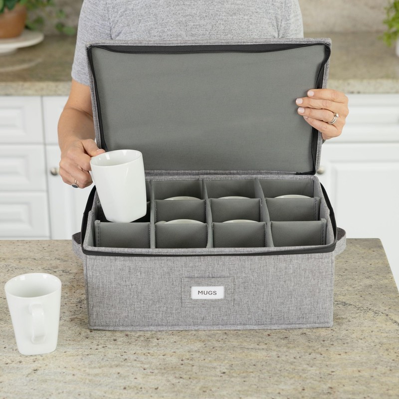 Wine Glass Storage and Cup Storage Case - Set of