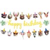 Jungle Birthday Party Decoration Happy Birthday Banner Safari Jungle Animal